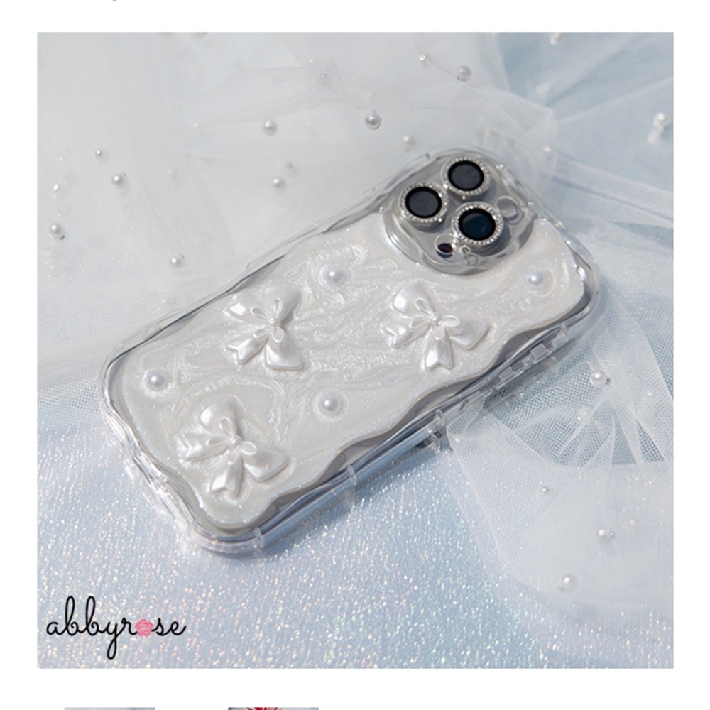 White Floral Phone Case
